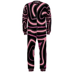 Decorative Lines Onepiece Jumpsuit (men)  by Valentinaart