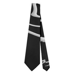 Black And White Neckties (two Side)  by Valentinaart