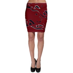 Decorative Abstract Art Bodycon Skirt by Valentinaart