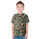 Green abstract art Kid s Cotton Tee View1