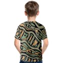 Green abstract art Kid s Cotton Tee View2