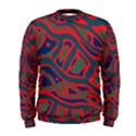 Red and green abstract art Men s Sweatshirt View1