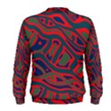 Red and green abstract art Men s Sweatshirt View2