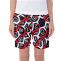 Red playful design Women s Basketball Shorts View1