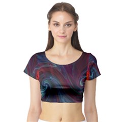 Joyful Short Sleeve Crop Top (tight Fit)