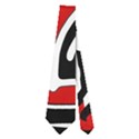 Red high art abstraction Neckties (Two Side)  View1