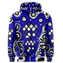 Blue high art abstraction Men s Zipper Hoodie View1