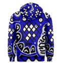 Blue high art abstraction Men s Zipper Hoodie View2