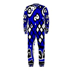 Blue High Art Abstraction Onepiece Jumpsuit (kids)