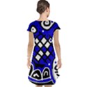 Blue high art abstraction Cap Sleeve Nightdress View2