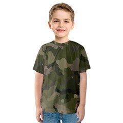 Huntress Camouflage Kid s Sport Mesh Tee