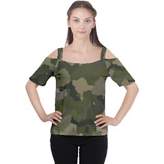 Huntress Camouflage Women s Cutout Shoulder Tee