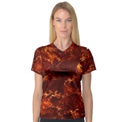 Hotlava Women s V-neck Sport Mesh Tee