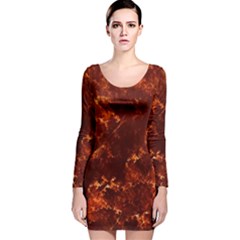 Hotlava Long Sleeve Velvet Bodycon Dress