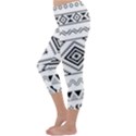 BW pattern Capri Winter Leggings  View2