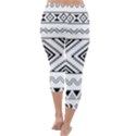 BW pattern Capri Winter Leggings  View4