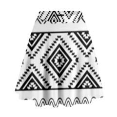 Bw Pattern High Waist Skirt