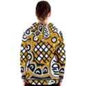 Yellow high art abstraction Women s Zipper Hoodie View2