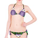 Purple owl Bikini Set View1