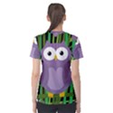 Purple owl Women s Cotton Tee View2