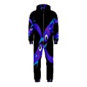 Blue fishes Hooded Jumpsuit (Kids) View1