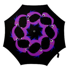 Purple Fishes Hook Handle Umbrellas (large)