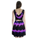 Purple fishes Split Back Mini Dress  View2