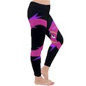 Magenta fishes Winter Leggings  View3