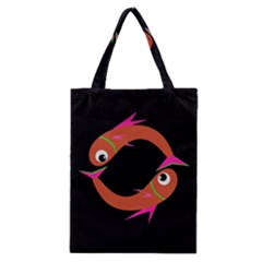 Orange Fishes Classic Tote Bag