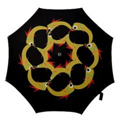 Yellow Fishes Hook Handle Umbrellas (small)