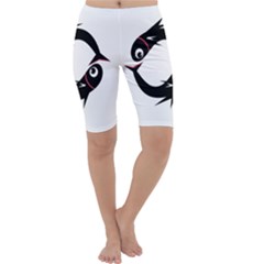 Black Fishes Cropped Leggings 