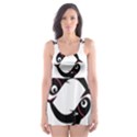 Black fishes Skater Dress Swimsuit View1