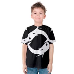 White Fishes Kid s Cotton Tee