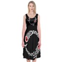 Abstract fishes Midi Sleeveless Dress View1