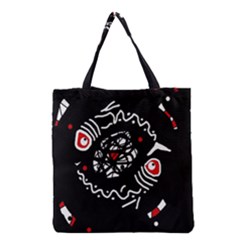 Abstract Fishes Grocery Tote Bag