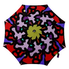 Colorful Abstraction By Moma Hook Handle Umbrellas (medium)