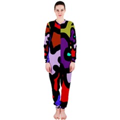 Colorful Abstraction By Moma Onepiece Jumpsuit (ladies) 