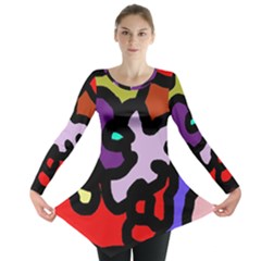 Colorful Abstraction By Moma Long Sleeve Tunic 