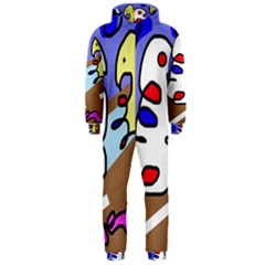 Abstract Comic Hooded Jumpsuit (men)  by Valentinaart