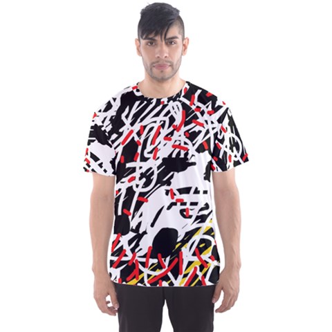 Colorful Chaos By Moma Men s Sport Mesh Tee by Valentinaart