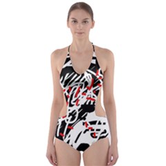 Colorful Chaos By Moma Cut-out One Piece Swimsuit