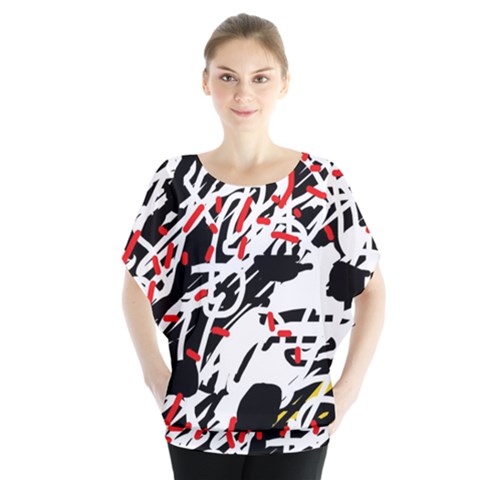 Colorful Chaos By Moma Blouse by Valentinaart