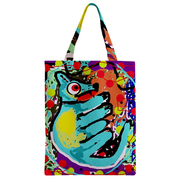 Abstract animal Zipper Classic Tote Bag