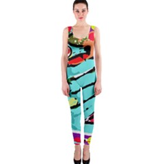 Abstract Animal Onepiece Catsuit by Valentinaart