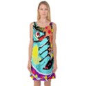 Abstract animal Sleeveless Satin Nightdress View1