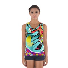 Abstract Animal Women s Sport Tank Top  by Valentinaart