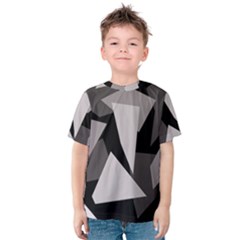 Simple Gray Abstraction Kid s Cotton Tee