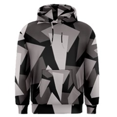 Simple Gray Abstraction Men s Pullover Hoodie