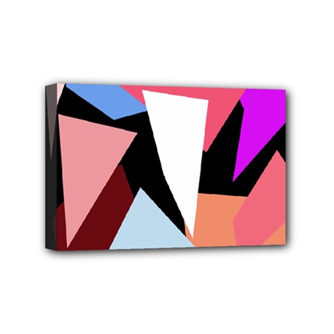 Colorful Geometrical Design Mini Canvas 6  X 4 