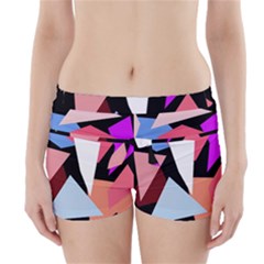 Colorful Geometrical Design Boyleg Bikini Wrap Bottoms by Valentinaart